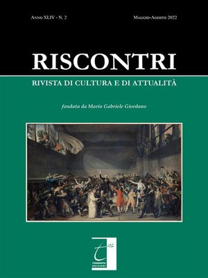 cover image of Riscontri. Rivista di cultura e di attualità